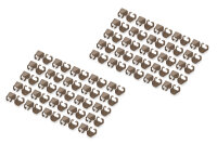 DIGITUS Farbclips für Patchkabel 100Stk. Braun