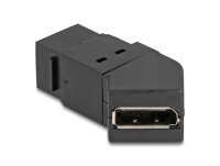 DELOCK Keystone Modul Mini DP Buchse zu DP Buchse schwarz