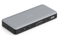 DIGITUS Docking USB-C->HDMI,DP,USBA,USBC,RJ45,DC,Audio...