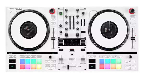 Mixersteuerung Hercules DJ Control Inpulse T7 White Edition retail