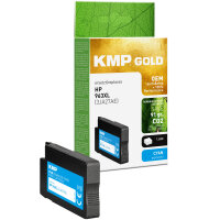 KMP GOLD Patrone HP 963XL (3JA27AE) cyan 2000 S....