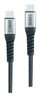 2GO Schnellladekabel USB-C  100W 1,2m