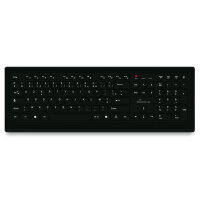 MediaRange Tastatur kabelgeb. ultraflachen Tasten (FR) sw