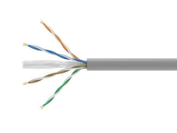 Equip Instal.Kab Cat6       U/UTP ECA   305.00m    grau  PVC