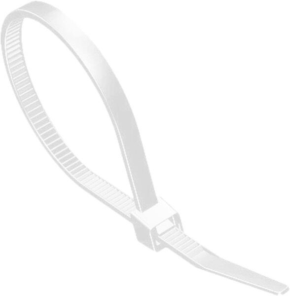 DELOCK Kabelbinder 200mm 100Stk transparent