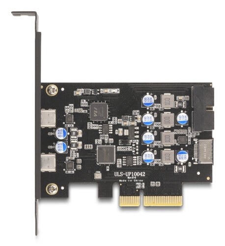 DELOCK PCI Express x4 Karte zu 2 x extern USB Type-C