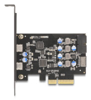 DELOCK PCI Express x4 Karte zu 2 x extern USB Type-C