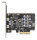 DELOCK PCI Express x4 Karte zu 2 x extern USB Type-C