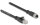 DELOCK M12 Kabel X-kodiert 8 Pin Bu zu RJ45 St 5 m schwarz