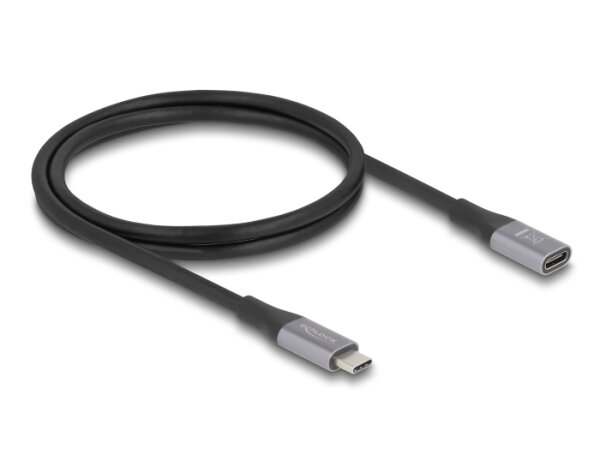 DELOCK USB 40 Gbps Verlängerungskabel USB Type-C St > Bu 1m