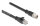 DELOCK M12 Kabel X-kodiert 8 Pin St zu RJ45 St 3 m schwarz