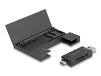 DELOCK Card Reader USB 5Gbps USB Typ-C/Typ-A SD und Micro SD