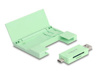 DELOCK Card Reader USB 5Gbps USB Typ-C/Typ-A SD und Micro SD
