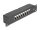 DELOCK 10" Kupplungs-Patchpanel 8 Port Cat.6