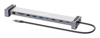 MANHATTAN 10-in-1 4K USB-C PD Dockingstation 2xHDMI