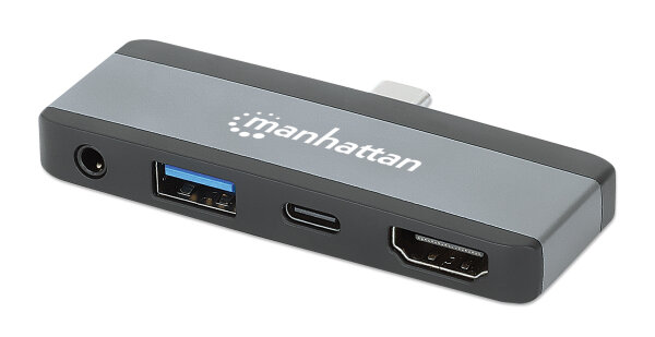 MANHATTAN USB-C PD auf HDMI 4-in-1 Mobile Dockingstation