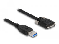 DELOCK Kabel USB Typ-A St zu Typ Micro-B St m. Schrauben 0,5