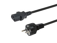 Equip Stromkabel CEE 7/7    ->C13 St/Bu   schwarz...