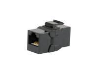 Equip Keystone-Koppler ungeschirmt Cat6A 2xRJ45     8Stk  sw