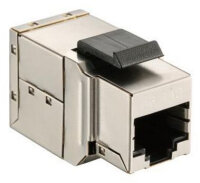 Equip Keystone-Koppler geschirmt   Cat6  2xRJ45     8Stk sil