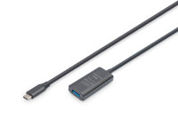 DIGITUS Verlängerungskabel USB-C->USB-A St./Bu....