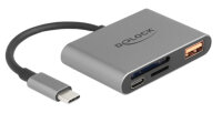 DELOCK USB-C Card Reader für SD und Micro SD...