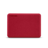 Toshiba 6.3cm   4TB USB3.2 Canvio Advance red extern retail