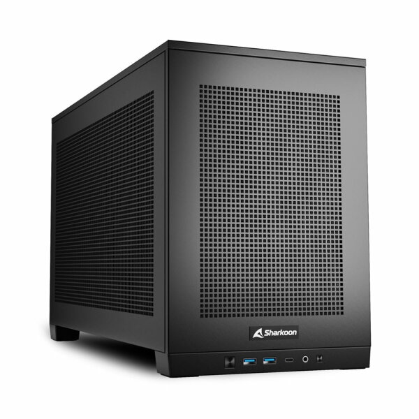 Sharkoon Gehäuse Rebel C20  RGB  ITX 1xMetall schwa
