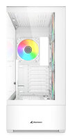 Sharkoon Gehäuse AK6  RGB  ATX  1xGlas   weiß