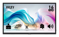 MSI PRO MP165DE E6 40cm FHD 16:9 LED HDMI USB Portable-TFT
