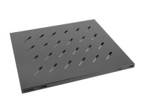 LANBERG 19" Fachboden 1U 465x515mm, max. 120kg, schwarz