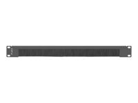 LANBERG 19" Bürstenleiste 1U schwarz AK-1103-B