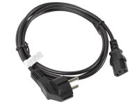 LANBERG Netzkabel CEE 7/7 90°->CEE 320 C13 1,8m
