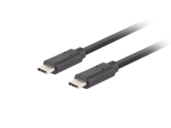 LANBERG USB-C M/M 3.1 GEN 2 Kabel 1m 10GB/S PD100W schwarz