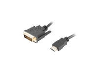 LANBERG HDMI(M)->DVI-D(M)(24+1) Kabel 1,8m 4K 30Hz...