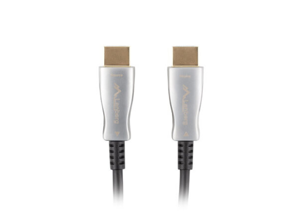 LANBERG HDMI M/M V2.0 Kabel 20m 4K optisch AOC schwarz