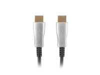 LANBERG HDMI M/M V2.0 Kabel 100m 4K optisch AOC schwarz