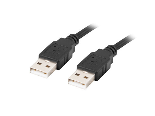 LANBERG USB-A M/M 2.0 Kabel 1,8m schwarz