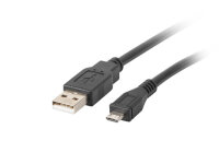 LANBERG USB Micro(M)->USB-A(M) 2.0 Kabel 1m schwarz