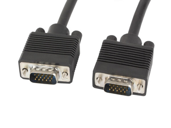 LANBERG VGA M/M Kabel 1,8m geschirmt Ferrit 3+4 schwarz