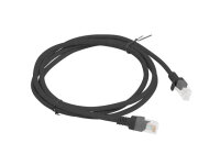 LANBERG Patchkabel CAT.5E UTP 1,5m Fluke Zertifikat schwarz