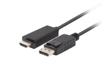 LANBERG Displayport (M)V1.1->HDMI(M) Kabel 1,8m schwarz