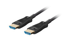LANBERG HDMI M/M V2.1 Kabel 50m 8K optisch AOC schwarz