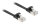 DELOCK Patchkabel gewinkelt RJ45 S/STP Cat6A 0.5m schwarz
