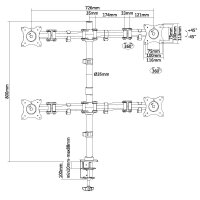Equip Tischhalterung 4x 13-27"