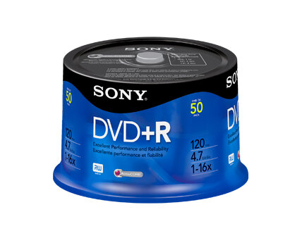 Sony DVD+R,4.7GB       16x