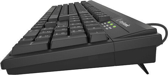 KeySonic Full-Size USB-TAS, IPX7, BK, KSK-8008U-IP