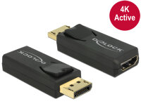 DELOCK Displayport Adapter DP -> HDMI St/Bu 4K Aktiv...