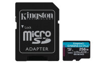 SD MicroSD Card 256GB Kingston SDXC Canvas Go Plus retail