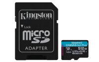 SD MicroSD Card 512GB Kingston SDXC Canvas Go Plus retail